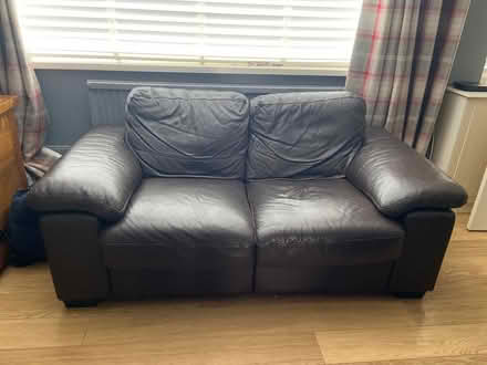 Photo of free Leather sofa (Beddau CF38) #1