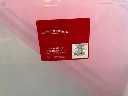 Photo of free 2 large storage totes (Lafayette) #1