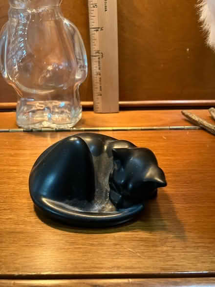 Photo of free charming black cat paperweight (Sunnyvale CA) #1