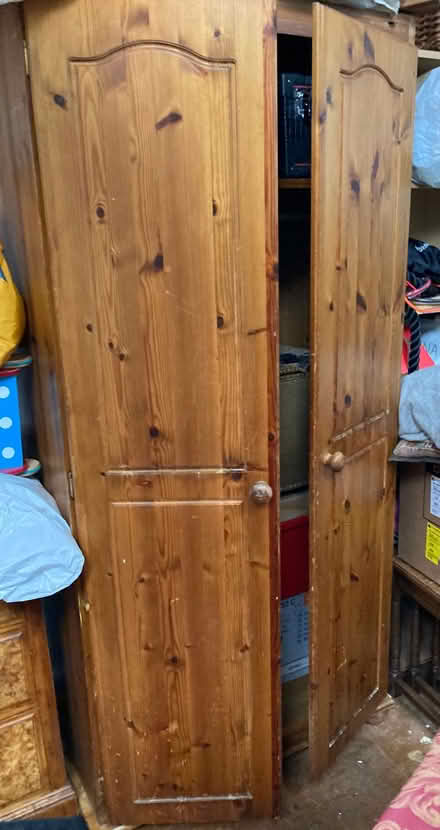 Photo of free Pine wardrobe (Skirwith CA10) #1