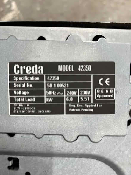 Photo of free Brand New Unused Creda Hob (Norwich and surounding area) #2