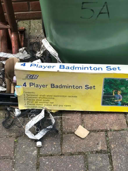 Photo of free 4 Player Badminton Set (Wood Farm OX3) #1