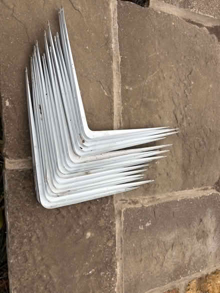 Photo of free 16 White Brackets 14 x 12” (Woodlands TW7) #1