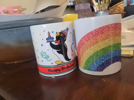 Photo of free pride and birthday gift coffee cups (Near Downtown Ypsilanti) #1
