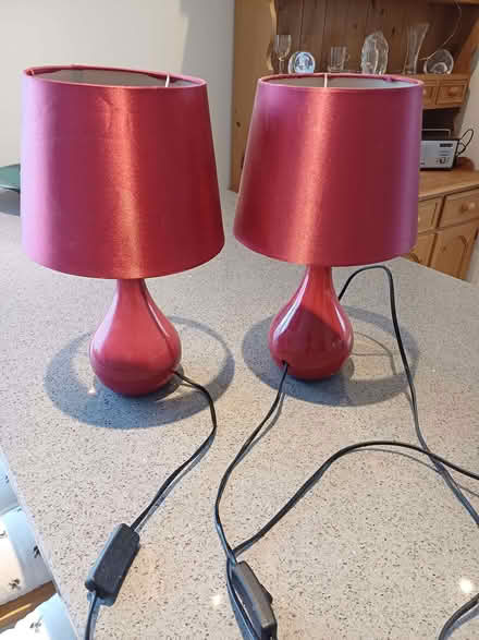 Photo of free Pair of matching table lamps (Pangbourne RG8) #1