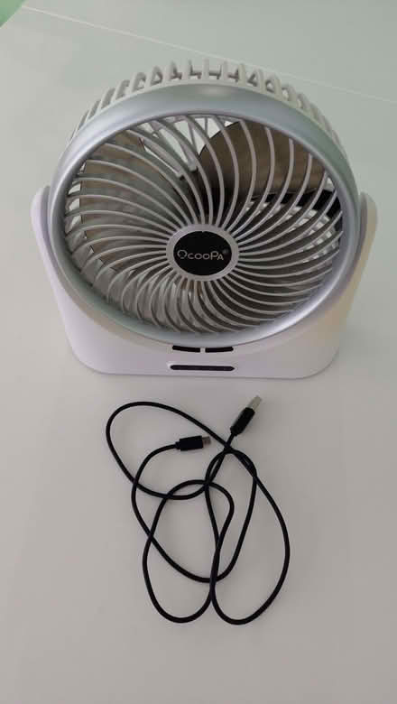 Photo of free Battery/mains fan with charging cable (Little Stoke BS32) #1