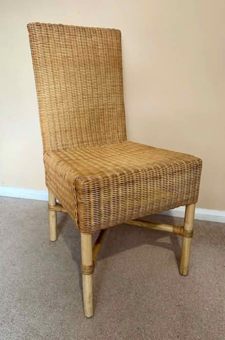 Photo of free Wicker dining chairs (Lymm WA13) #1