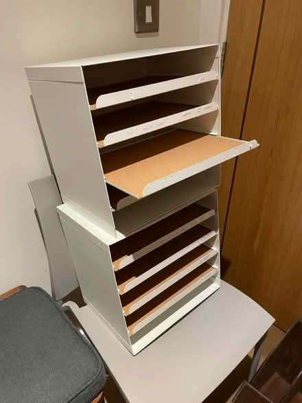 Photo of free 4 x metal filing tray boxes (Cambridge CB2) #2