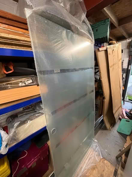 Photo of free Sliding glass shower door (Halstead TN14) #3