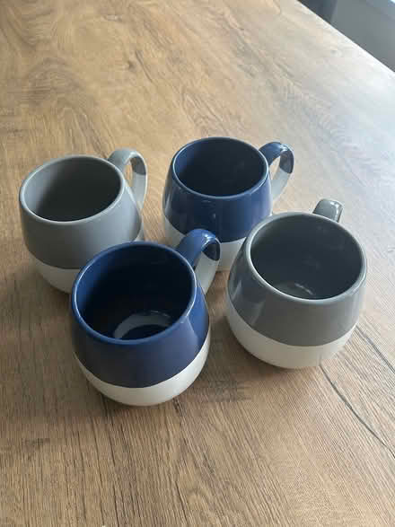 Photo of free 4 Grey & Blue Mugs (Westbourne, Bournemouth) #2