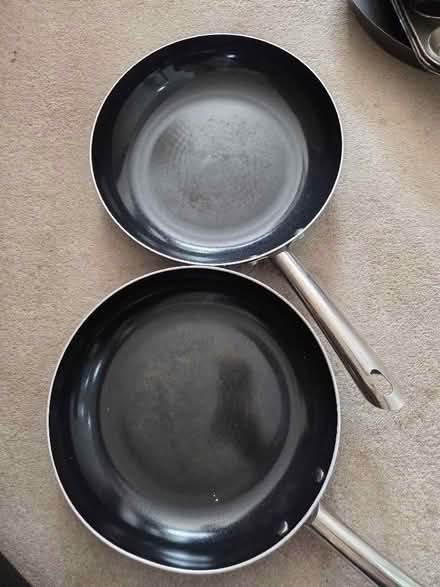 Photo of free 2 Morphy Richards large frying pans (Little Heath RG31) #1