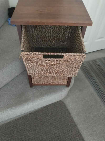Photo of free Wicker and Wood storage unit (Rayleigh SS6) #4