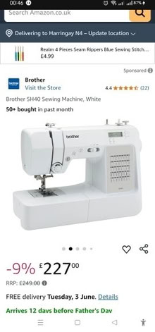 Photo of Sewing Machine (London Manor house) #1