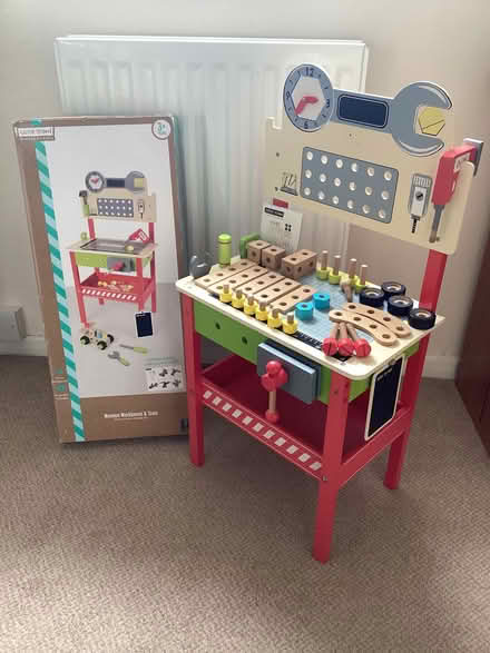 Photo of free Toy - wooden workbench (Mealsgate CA7) #1