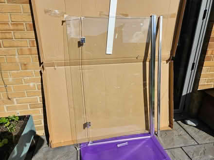 Photo of free L shaped bath/shower screen (Bishopsworth BS13) #2