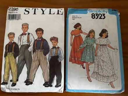 Photo of free 2 x Children's Dress Patterns - Girls & Boys (Lemsford AL8) #1