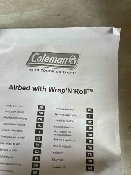 Photo of free Self inflating airbed (East Ham E6) #2