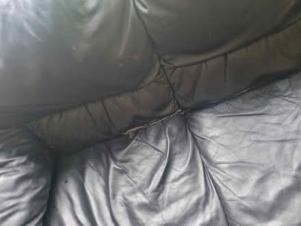 Photo of free 3 seater leather couch (Finglas) #3