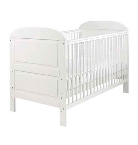 Photo of free White adjustable cot bed (Horspath OX33) #1