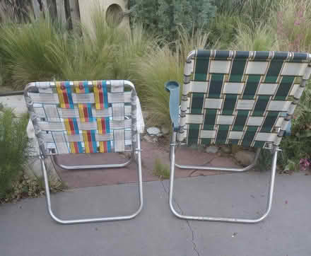 Photo of free aluminum folding project chairs (santa fe near co-op) #2