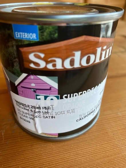 Photo of free 25ml of Sadolin Superdec (Hitchin SG4) #1