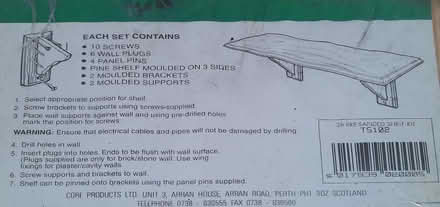 Photo of free 2 Solid Pine Shelf Kits (58x20cm) (Swaythling, SO16) #1