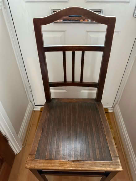Photo of free Single wooden chair (Hatch Warren RG22) #2