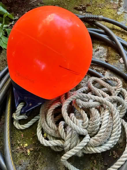 Photo of free Boat Buoy with marine rope (Columbia City) #1