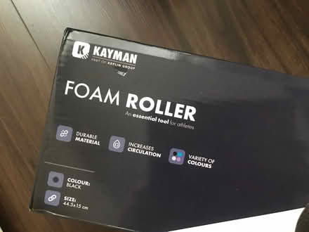 Photo of free Foam roller 45cm - Black (N16) #4