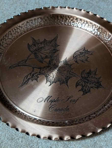 Photo of free Bronze Canadian plate. (AB22) #2