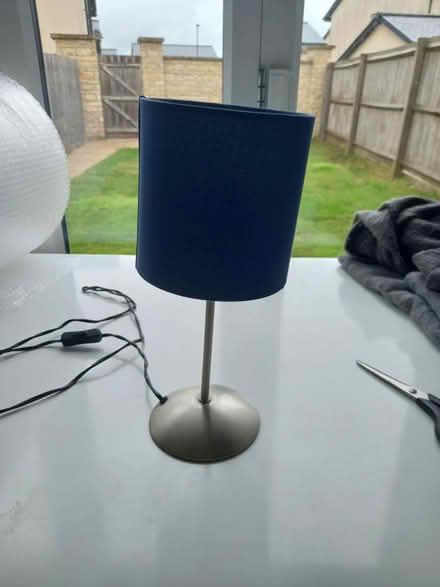 Photo of free Bedside Lamp Dark Blue (Bath - Lansdown) #1