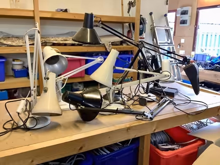 Photo of free Assortment of old anglepoise and similar lamps (Coull AB34) #2