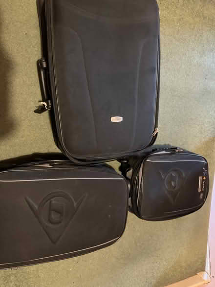 Photo of free 3 black suitcases (OX5 (Kidlington)) #2