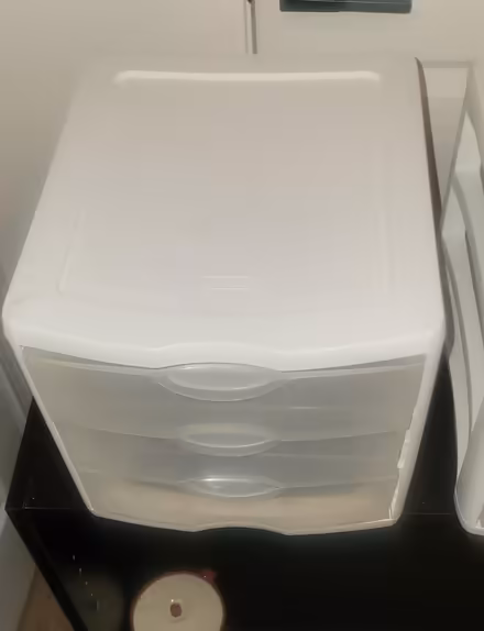 Photo of free 3 drawer storage (Medford ma) #2
