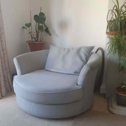 Photo of free 2 Seater Cuddle Chair -Swivel (Moortown LS17) #2