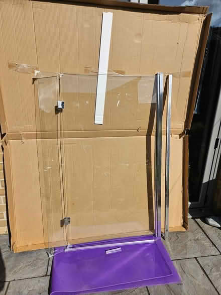 Photo of free L shaped bath/shower screen (Bishopsworth BS13) #1