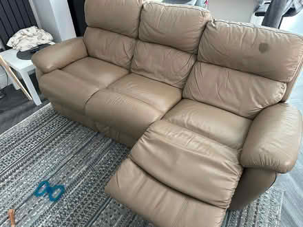 Photo of free Leather recliner sofa (Walsall WS6) #2