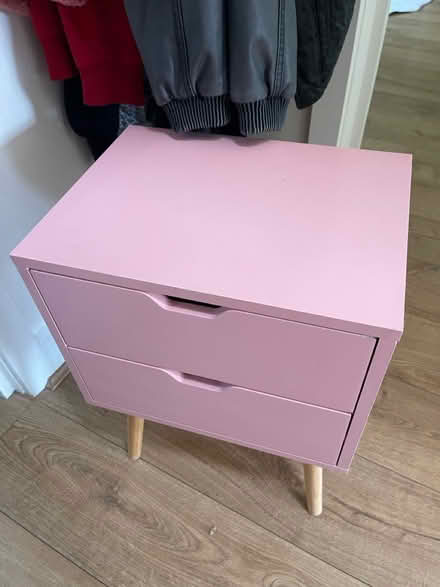 Photo of free Pink bedside table (Finchley N3) #1