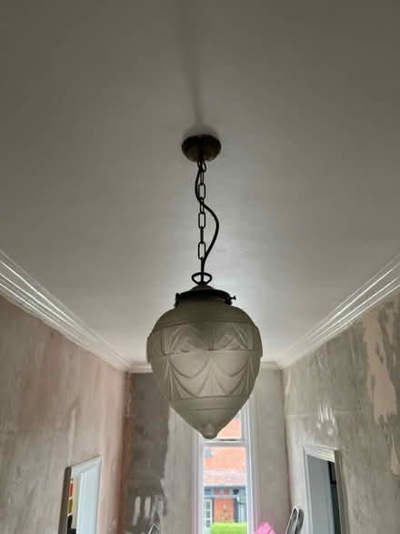 Photo of free 3x vintage style glass lampshades (West Didsbury) #1