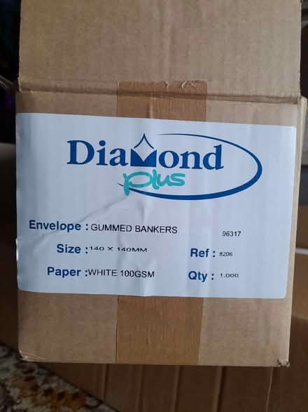 Photo of free Box of envelopes, white, square (BT30) #2