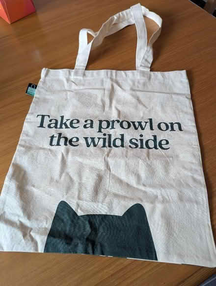 Photo of free New cotton tote bag, cat themed (Chesser EH14) #1