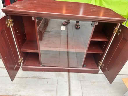 Photo of free Corner TV Stand (Woodridge) #2
