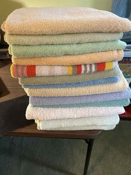 Photo of free Too many bath towels (Marley) #1
