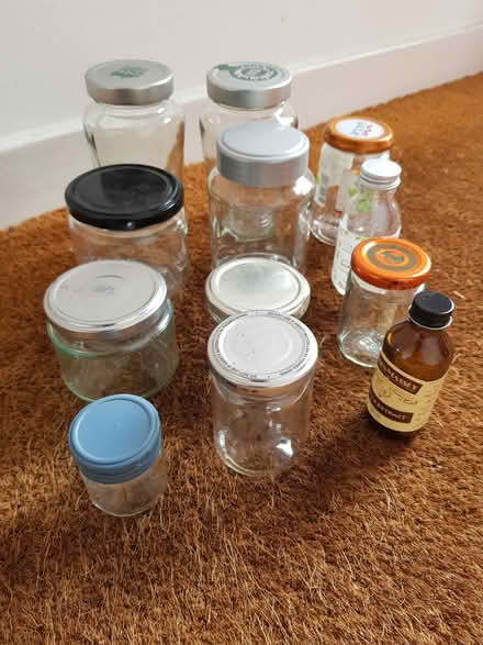 Photo of free 12 Glass Jars With Lids (North Abingdon, OX14) #1