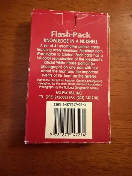Photo of free Flash Cards - Presidents of the US (Cupertino - DeAnza and 280) #2