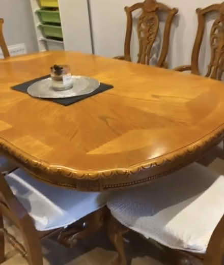 Photo of free Dining table and 6 chairs (Charlton SE7) #3
