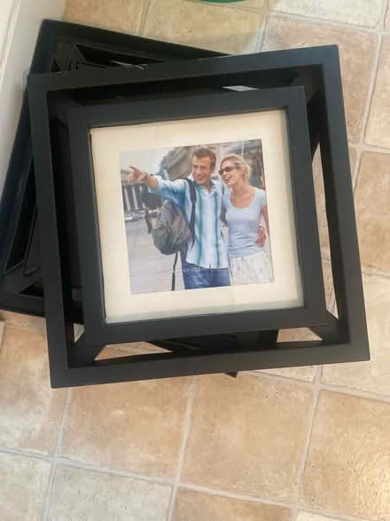 Photo of free 3 square black plastic frames (Spring Hill) #1