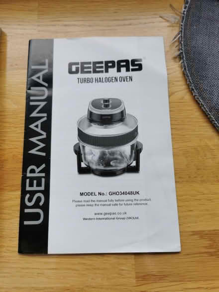 Photo of free Halogen oven (Dover CT17) #2