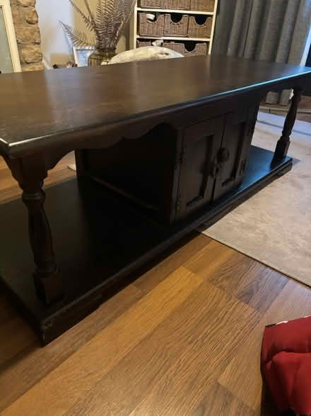 Photo of free Wooden coffee side table (Turvey MK43) #1