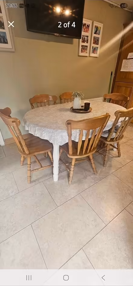 Photo of free Extendable table with 4 chirs (Dundalk town) #3